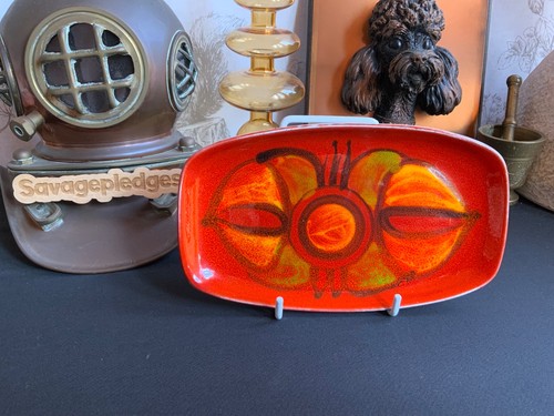 Poole pottery orange - poole,