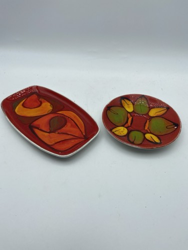 Pair poole pottery - pair,