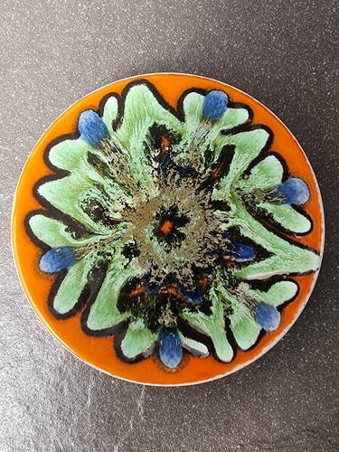Poole pottery delphis pin - pottery, dish